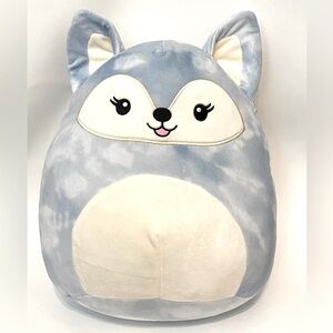 Squishmallows Original Faldette the Arctic Blue Fox Tie Dye Plush